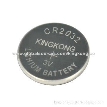 3V CR2032 Coin Cell Battery with CE, RoHS, SGS Marks